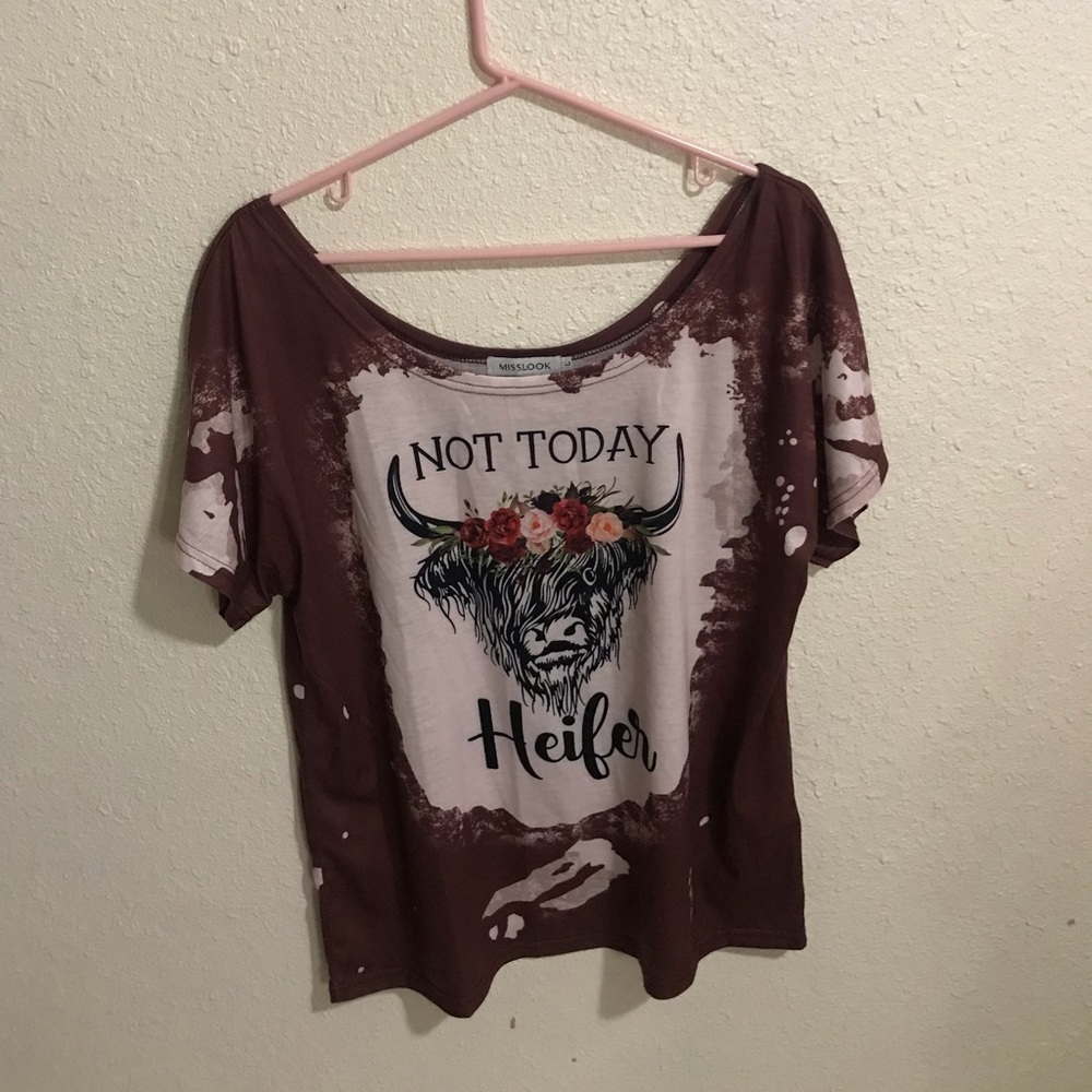 Off the shoulder . Women western top .